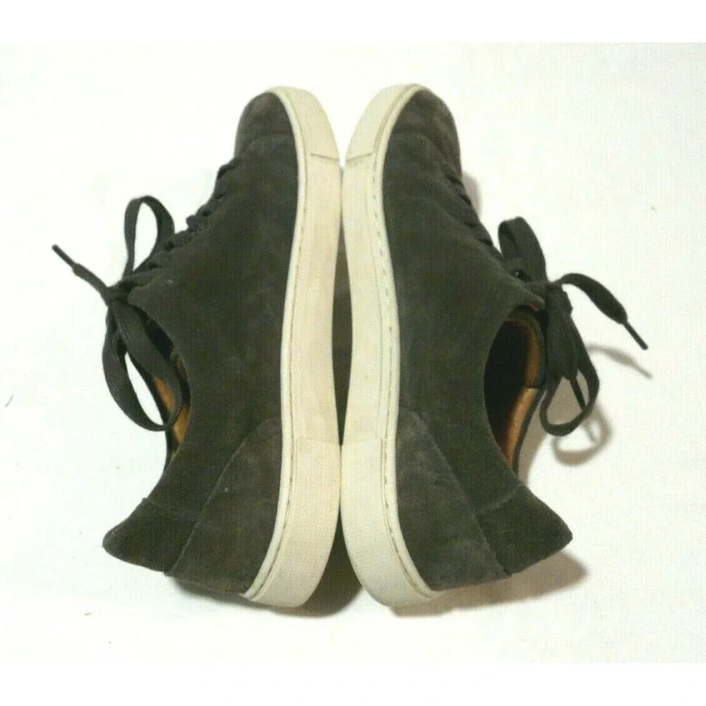 Frye Sneakers Size 8 Grigio Gray Suede Fashion Lace Up Casual‎ Shoes 3471170-GIO